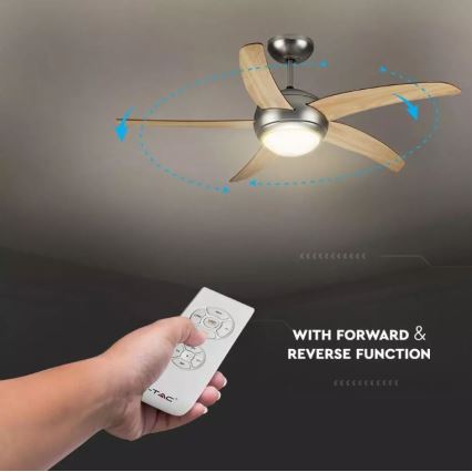 Mennyezeti ventilátor 2xE27/20W/230V átm. 132 cm + távirányítás