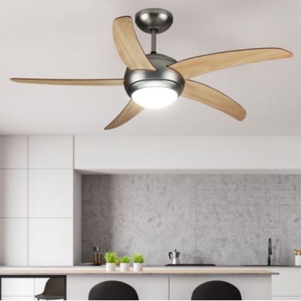 Mennyezeti ventilátor 2xE27/20W/230V átm. 132 cm + távirányítás