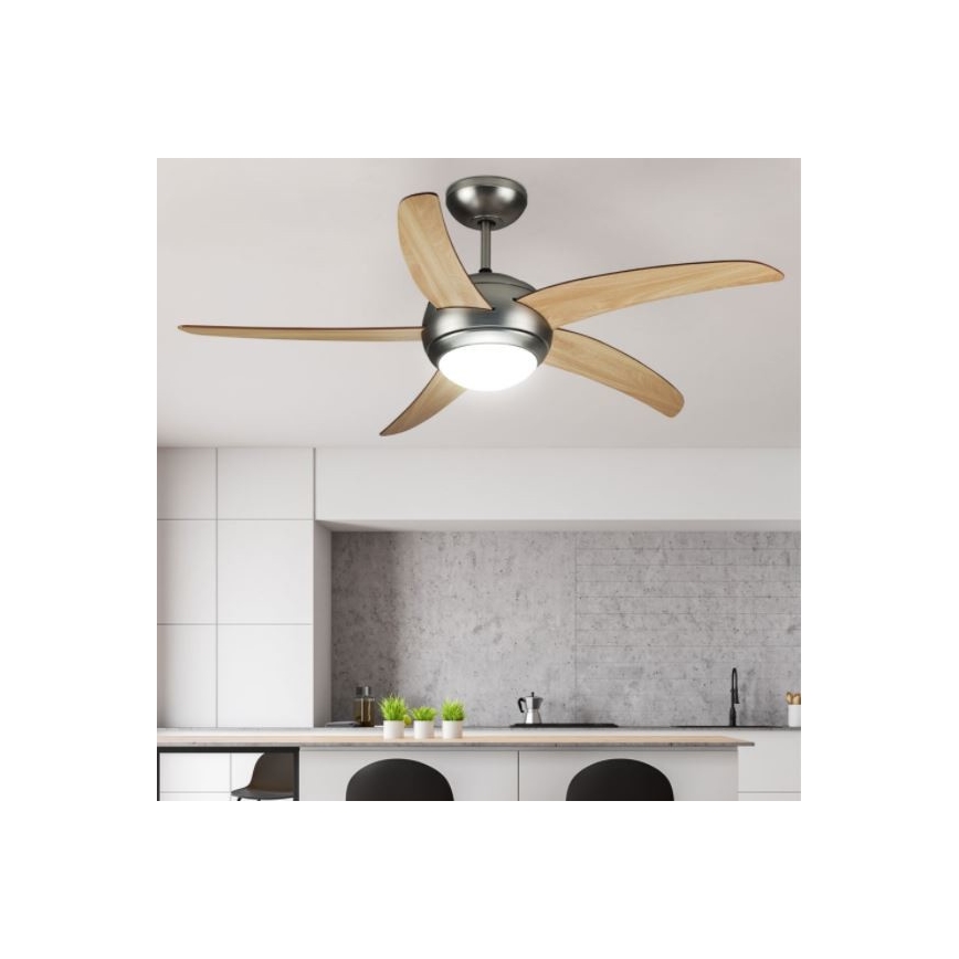 Mennyezeti ventilátor 2xE27/20W/230V átm. 132 cm + távirányítás