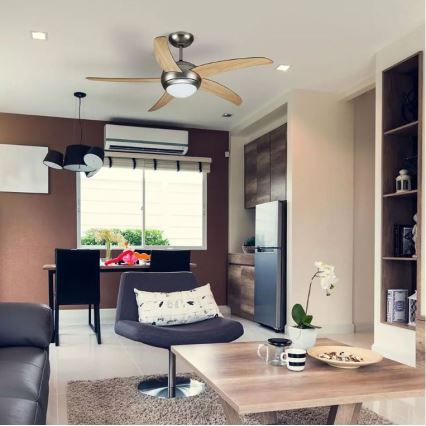 Mennyezeti ventilátor 2xE27/20W/230V átm. 132 cm + távirányítás