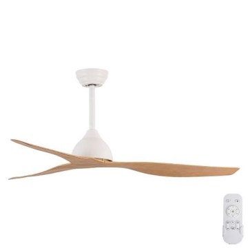 Mennyezeti ventilátor átm. 132 cm bézs/fehér + távirányítás