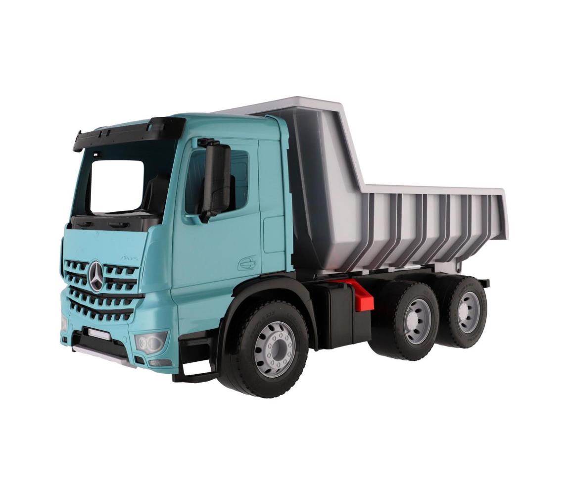 Lena Mercedes GIGA TRUCKS billenős teherautó, 65 cm, kék/szürke 43002148