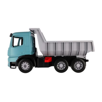 Mercedes GIGA TRUCKS billenős teherautó, 65 cm, kék/szürke