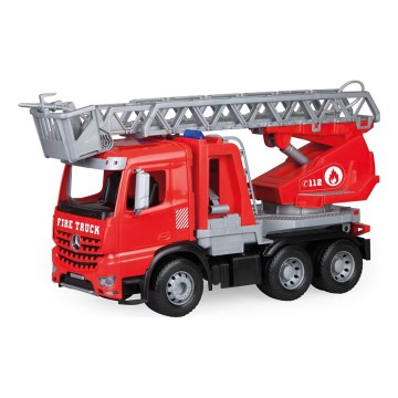 Mercedes WORXX tűzoltóautó létrával 47 cm piros/szürke