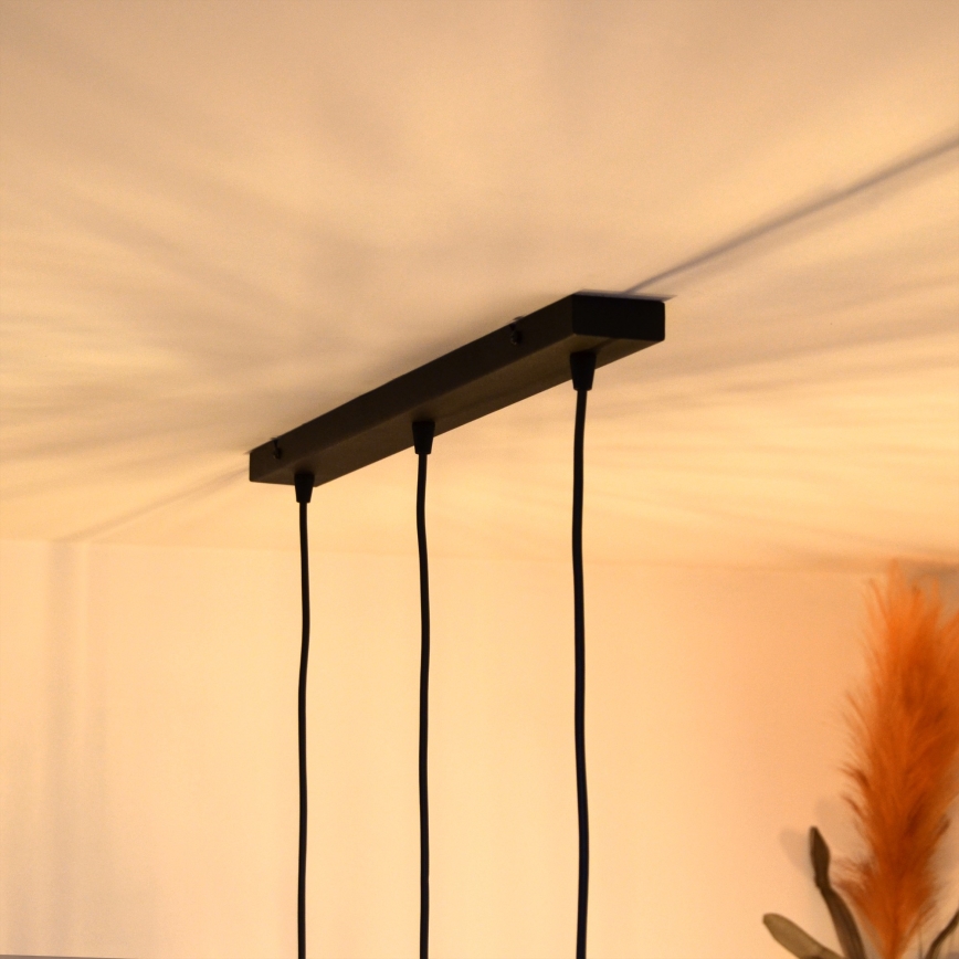 LED csillár huzalon MERCURE 3xE27/15W/230V