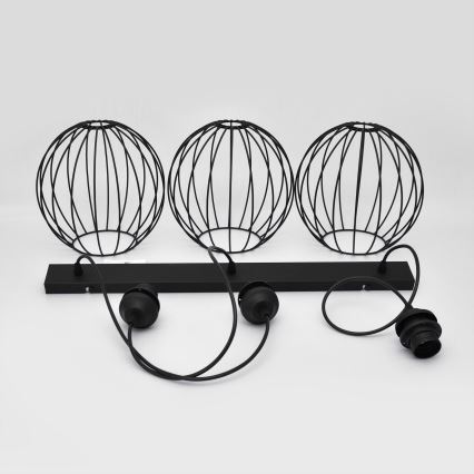 LED csillár huzalon MERCURE 3xE27/15W/230V