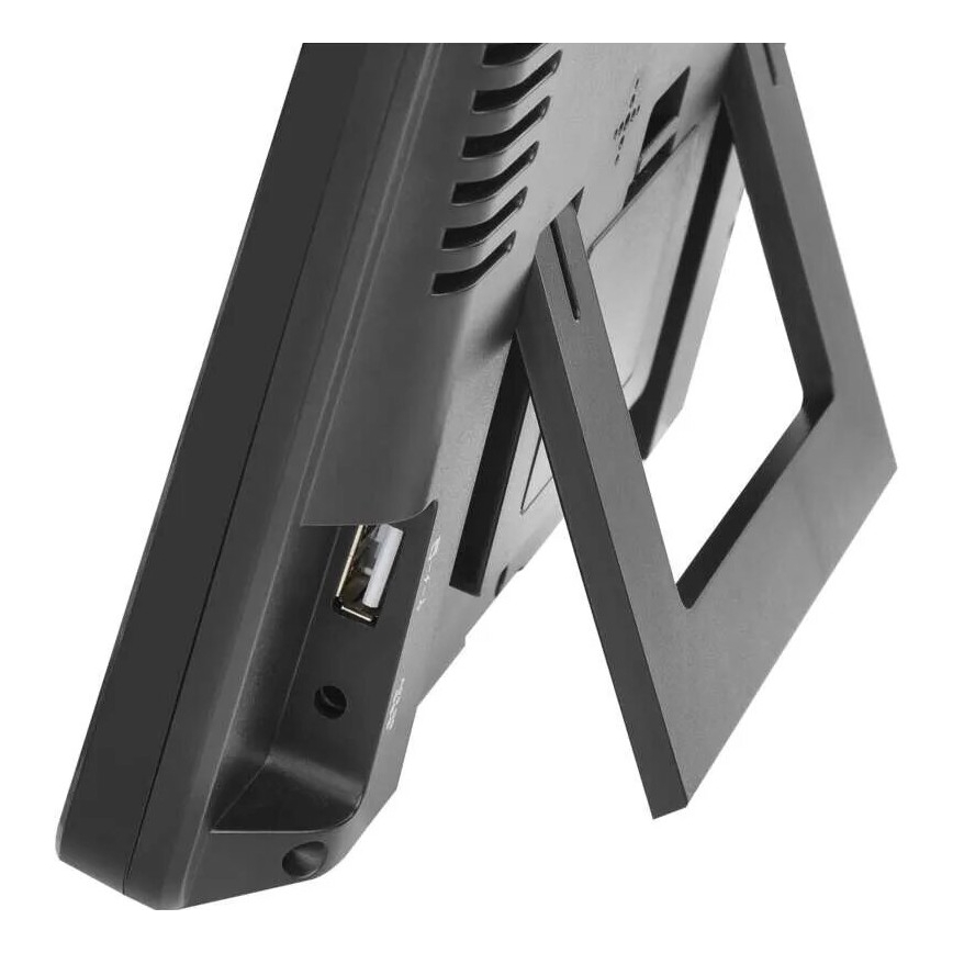 Meteorológiai állomás LCD kijelzővel GoSmart 230V/3xAAA + 2×AAA Wi-Fi Tuya fekete