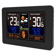 Meteorológiai állomás színes LCD kijelzővel 2xAA/5V Wi-Fi Tuya