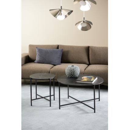 MIA antracit dohányzóasztal