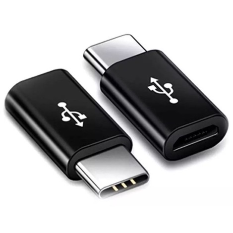 Micro USB Adapter USB-C-hez fekete