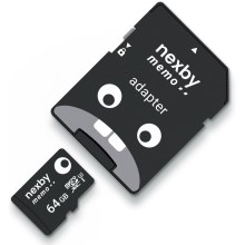 MicroSDXC 64GB U3 100MB/s + SD adapter