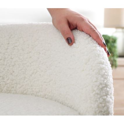 MIKI puff, átmérő 46 cm, fehér