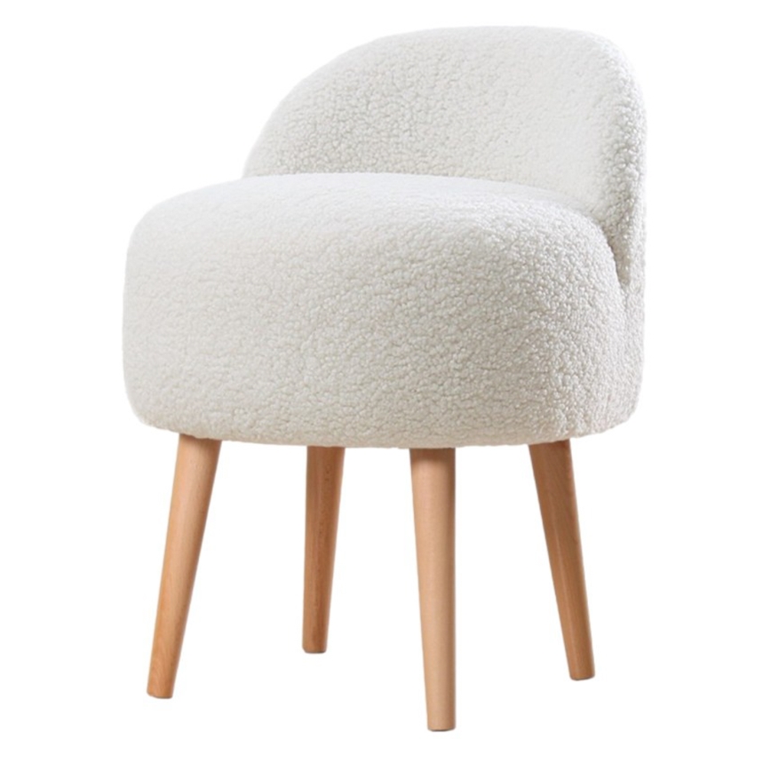MIKI puff, átmérő 46 cm, fehér
