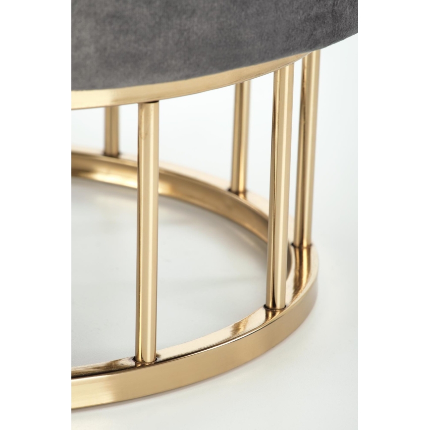 MINTY puff átmérő 37 cm szürke/arany