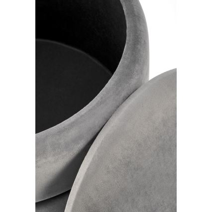 MINTY puff átmérő 37 cm szürke/arany