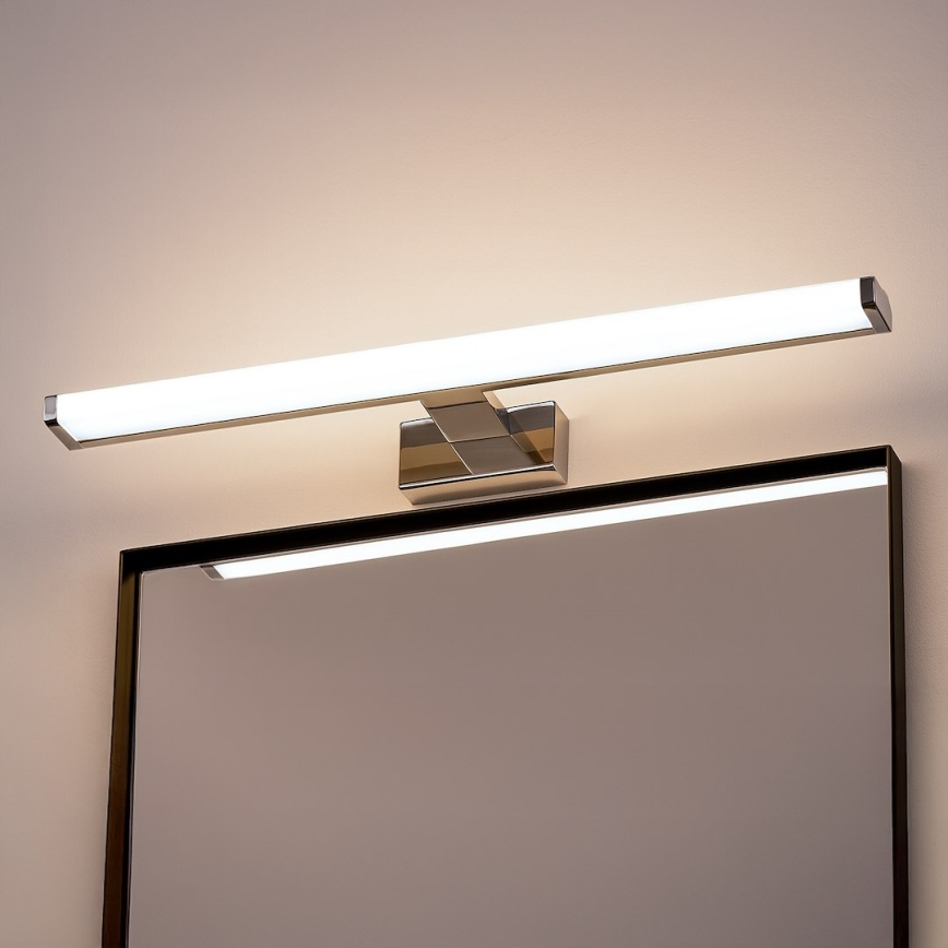 MIRORE LED fürdőszobai tükörvilágítás, 10W/230V, 60 cm, IP44, fényes króm