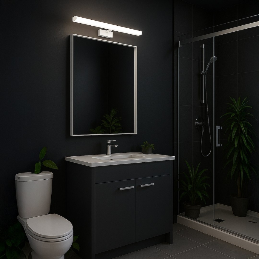 MIRORE LED fürdőszobai tükörvilágítás, 8 W, 230 V, 40 cm, IP44, fehér