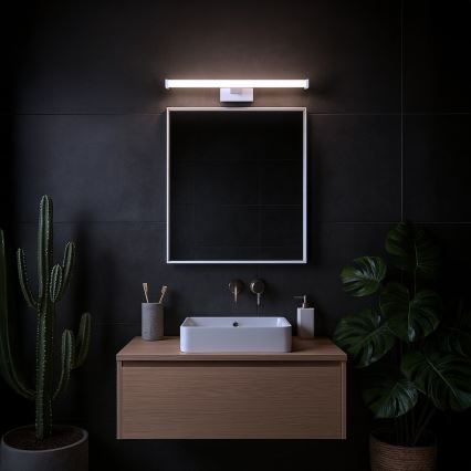 MIRORE LED fürdőszobai tükörvilágítás, 8 W, 230 V, 40 cm, IP44, fehér