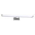 MIRORE LED fürdőszobai tükörvilágítás, 8 W, 230 V, 40 cm, IP44, fényes króm