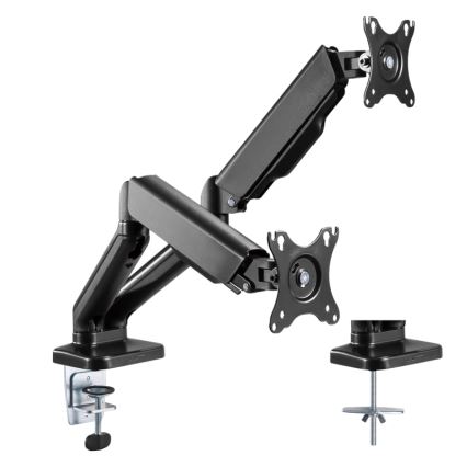 MK FLORIA MKF-21DP113S2 - Állítható tartó két 32 monitorhoz, fekete