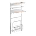 MK FLORIA MKF-21MG02W - Mágneses rendszerező 67,5x31 cm fehér