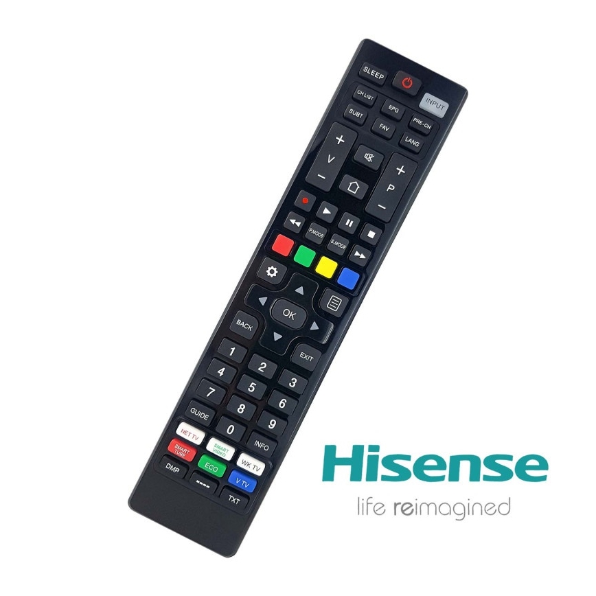 MK FLORIA Superior RC TV Hisense - Csere távirányító HISENSE TV márkához 2xAAA