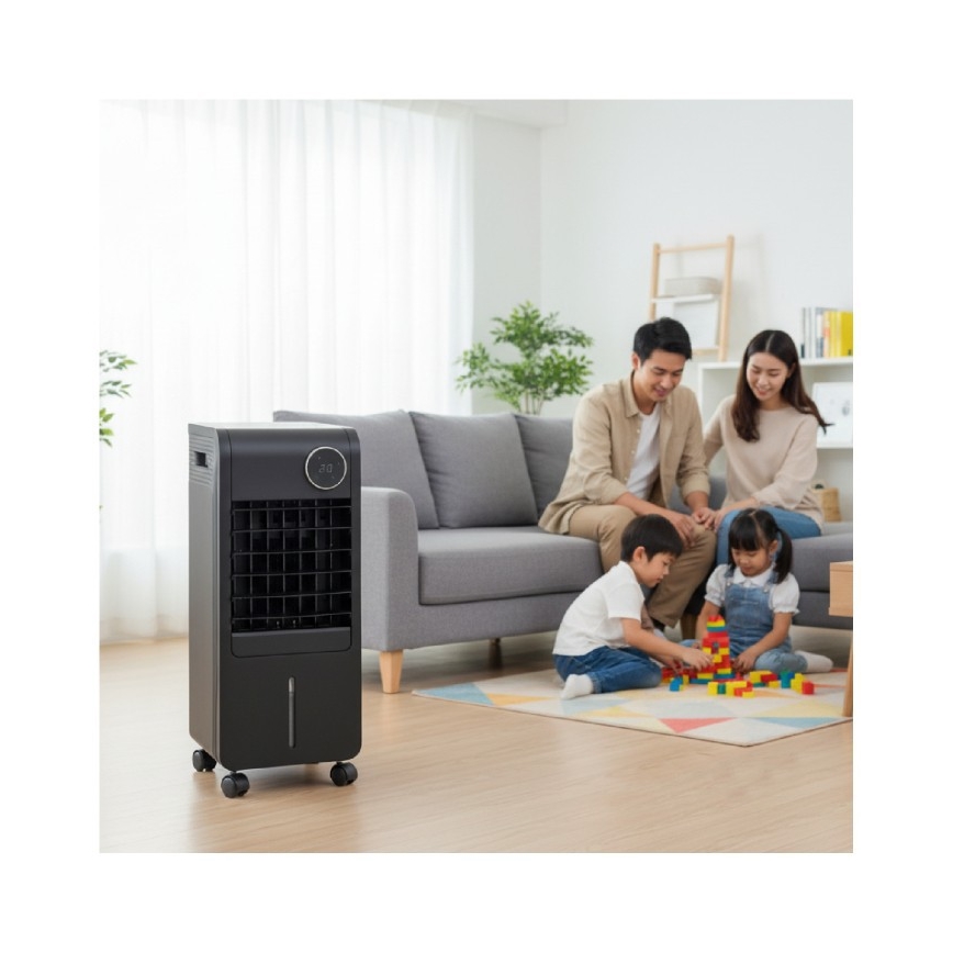 Mobil léghűtő VIENTO COOL-R 65W/230V, fekete, távirányítóval