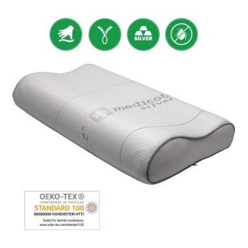 Monarch - Ortopéd párna NICE ANATOMIC 30x60 cm Silver Medicott