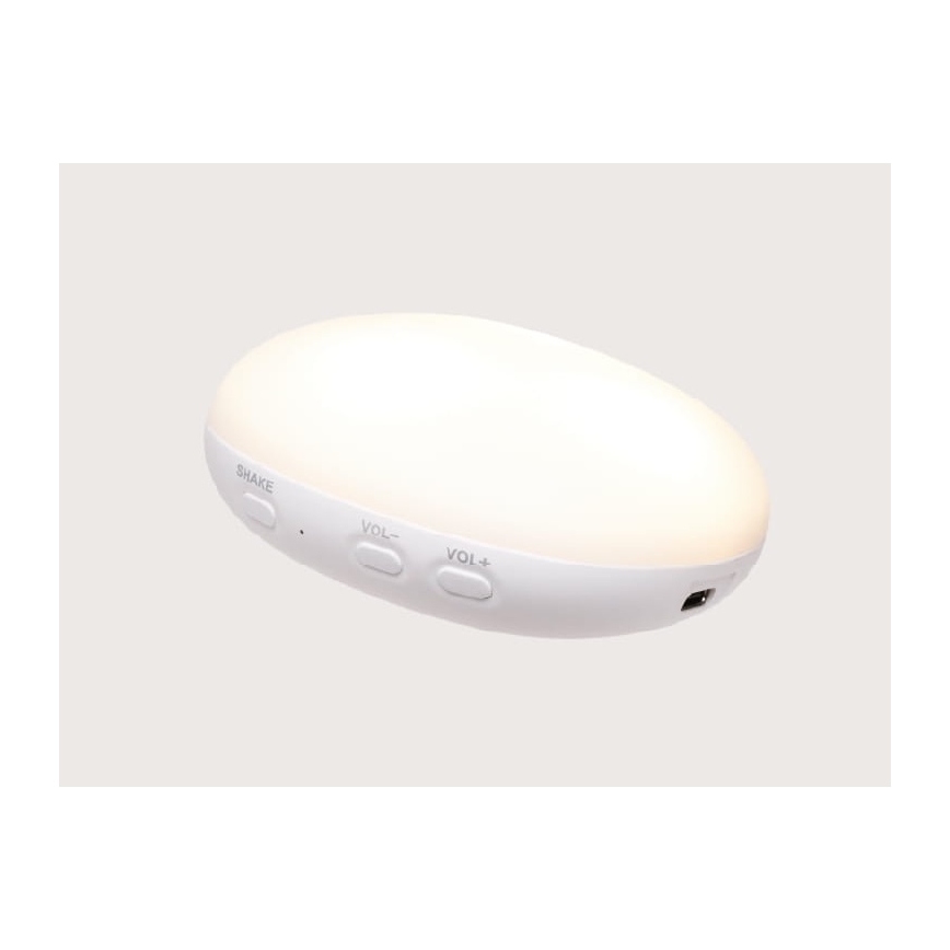 Moonie - altató plüssfóka melódiával és világítással Organic Polar