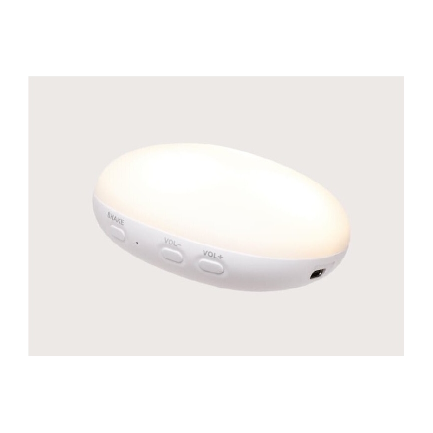 Moonie - Snuggle buddy dallammal és világítással medvebocs 2.0 organic caramel