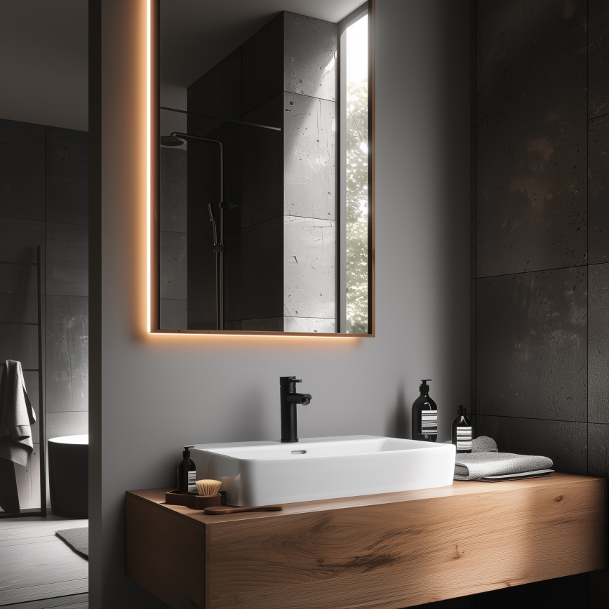 Mosdócsaptelep RINGSTED 17,8 cm matt fekete