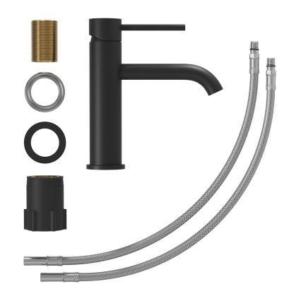 Mosdócsaptelep SOVANG 18,3 cm matt fekete