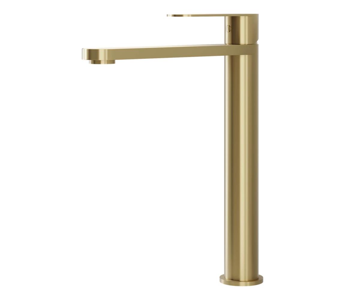 BATH DELUXE Mosdócsaptelep TARNBY, 27,3 cm, szálcsiszolt sárgaréz 28