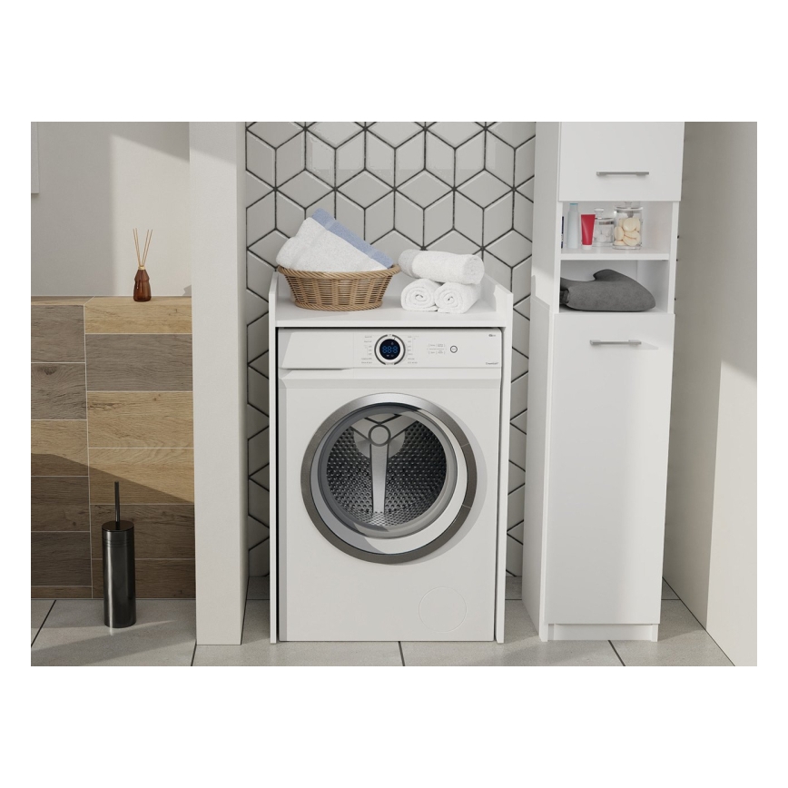 Mosógép szekrény POLA 98x64 cm fehér