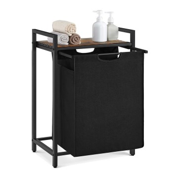 Mosókosár REX barna/fekete