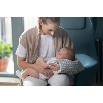 MOTHERHOOD - Karra húzható szoptatós párna Grey Classics