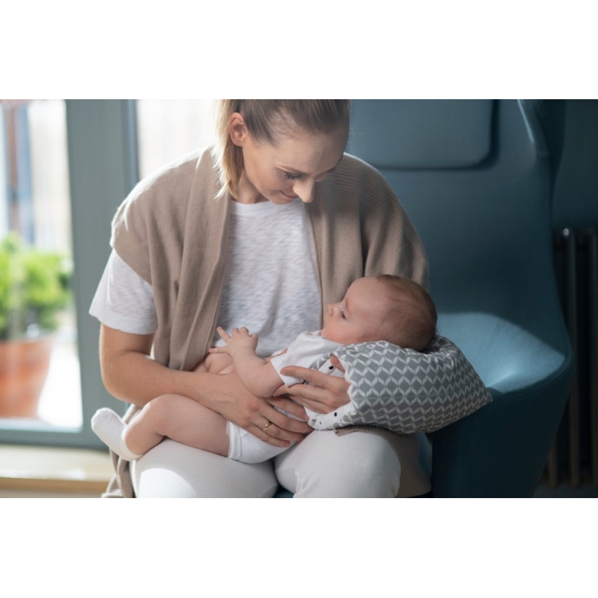 MOTHERHOOD - Karra húzható szoptatós párna Grey Classics