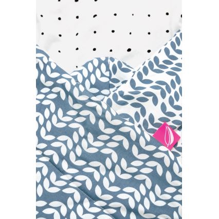 MOTHERHOOD - Pelenkás takaró kókusz erősítéssel CLASSICS 75x75 cm kék