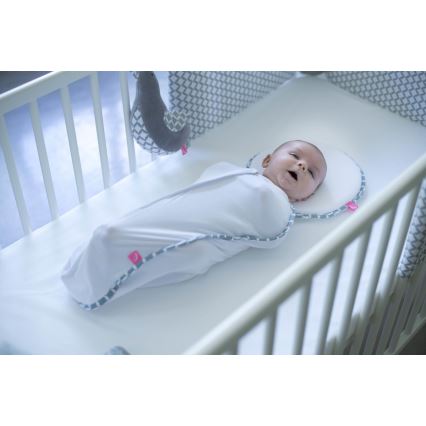 MOTHERHOOD - Pólya Zip & swaddle CLASSICS 2,5-5 kg kék