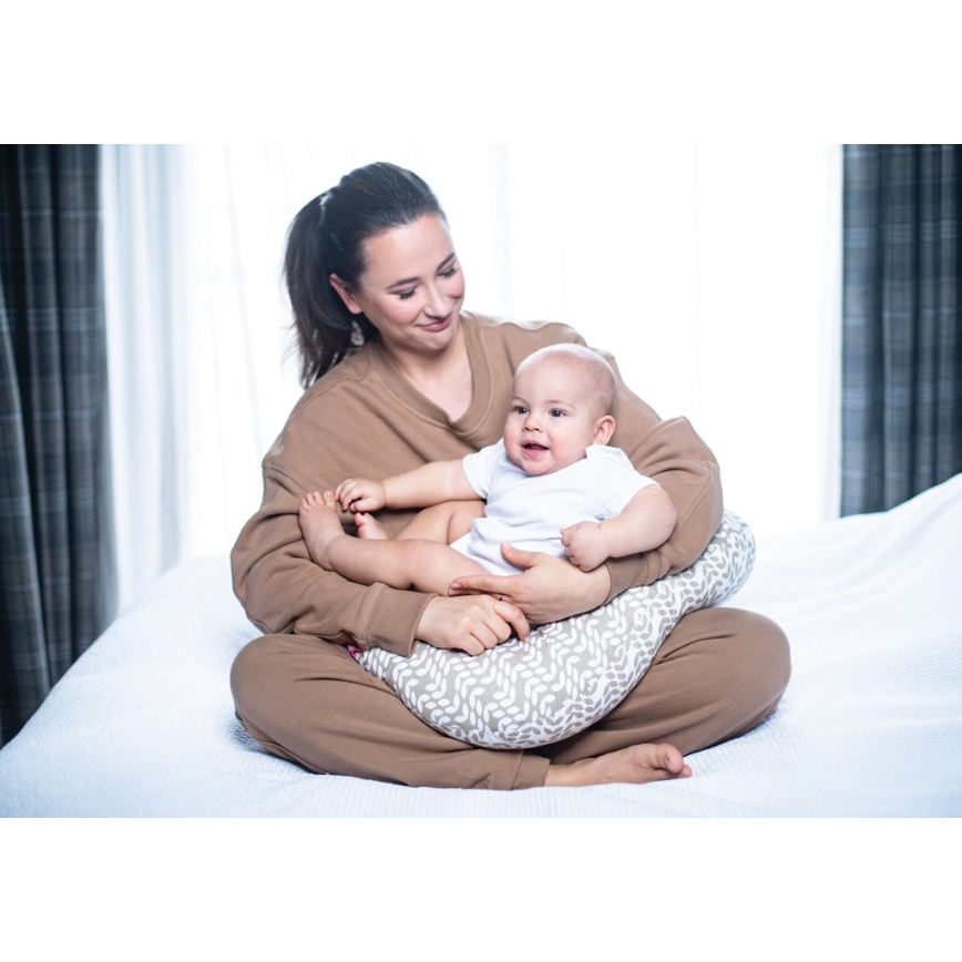 MOTHERHOOD - Szoptatós párna CLASSICS barna