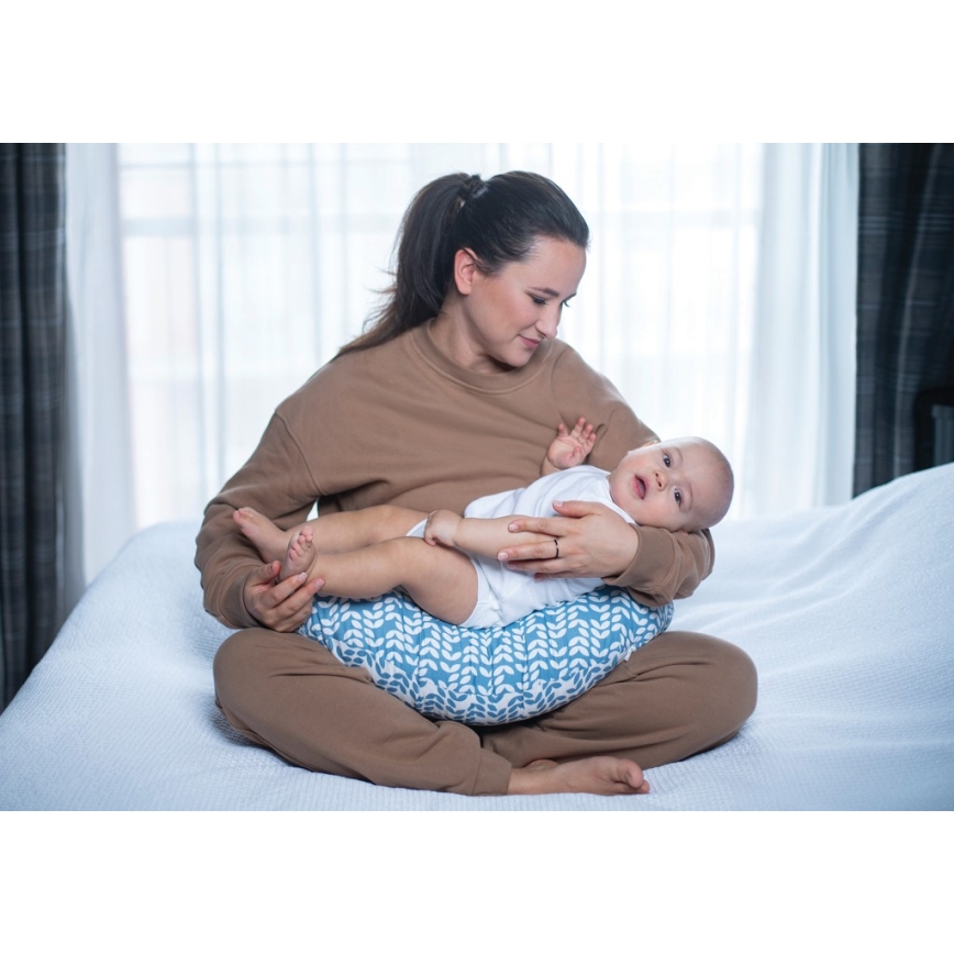 MOTHERHOOD - Szoptatós párna CLASSICS kék