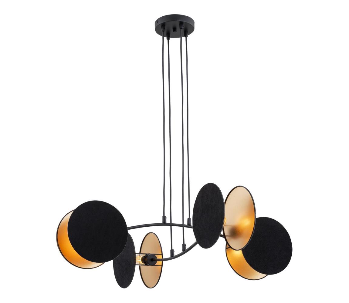 EMIBIG MOTIF függőlámpa kábellel 4xE27/15W/230V fekete 1325/4