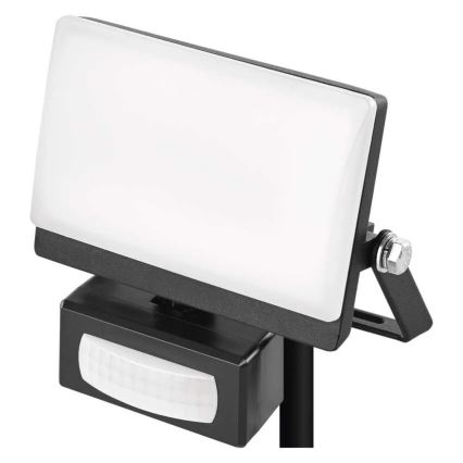 LED reflektor mozgás- és alkonyérzékelővel TAMBO EVO LED/10W/230V 4000K IP44 fekete