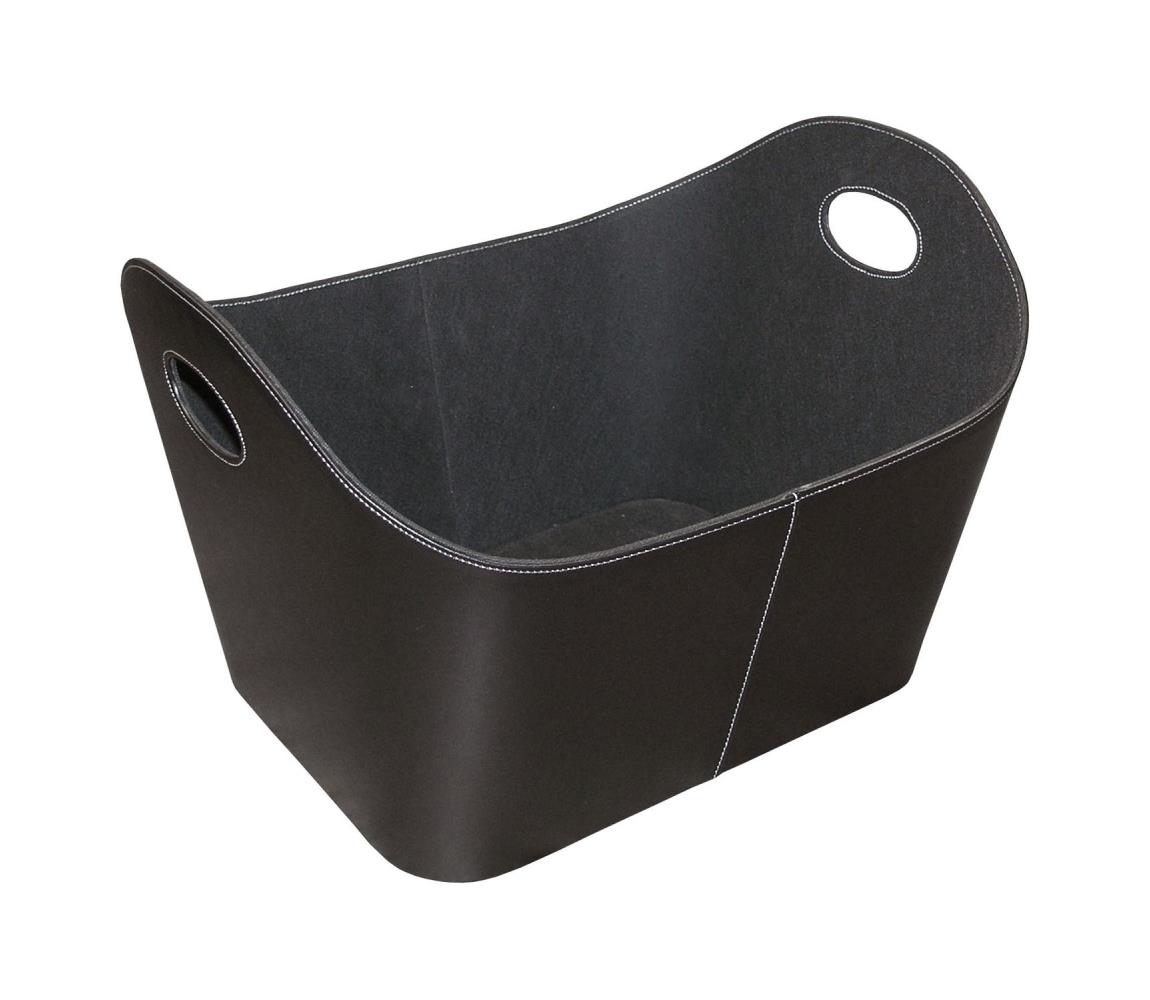 Lienbacher Műanyag fa kosár fogantyúkkal 35x55 cm fekete 21.02.634.2