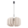 MULA kábeles csillár 1xE27/15W/230V, átm. 45 cm, krémszínű