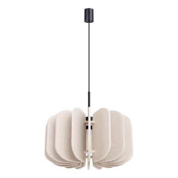 MULA kábeles csillár 1xE27/15W/230V, átm. 45 cm, krémszínű