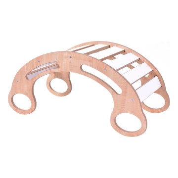 Multifunkciós Montessori hinta fehér/juhar