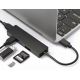 Multimédia adapter USB-C/3xUSB 3.0/1xSD slot/1xMicroSD