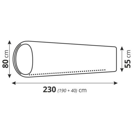 Múmia hálózsák terepmintás