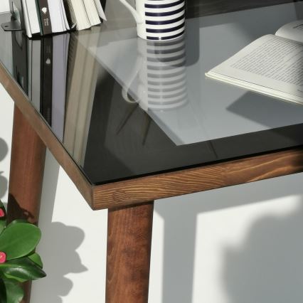 Munkaasztal COZY 73x110 cm fenyő/fekete